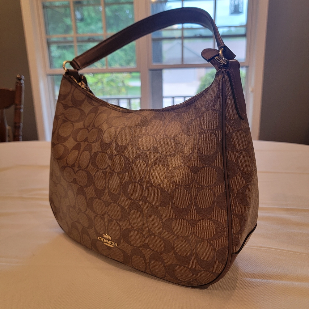 Coach Brown Tan Shoulder Bag